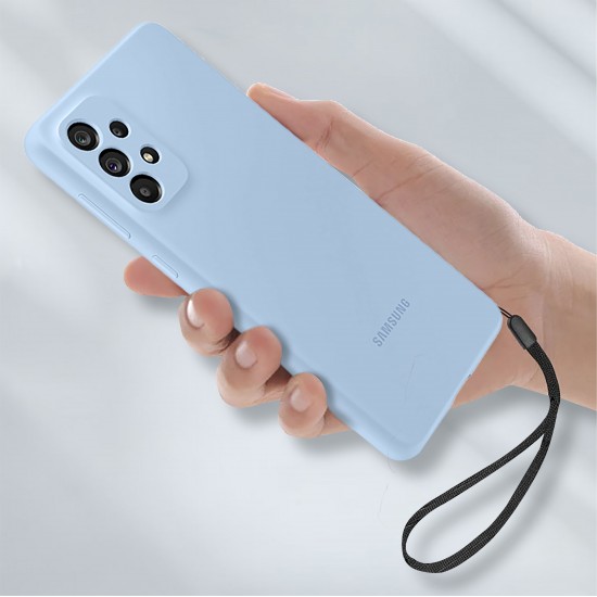 Samsung Galaxy A73 5G Silicone Cover- Blue
