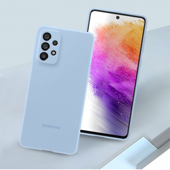 Samsung Galaxy A73 5G Silicone Cover- Blue