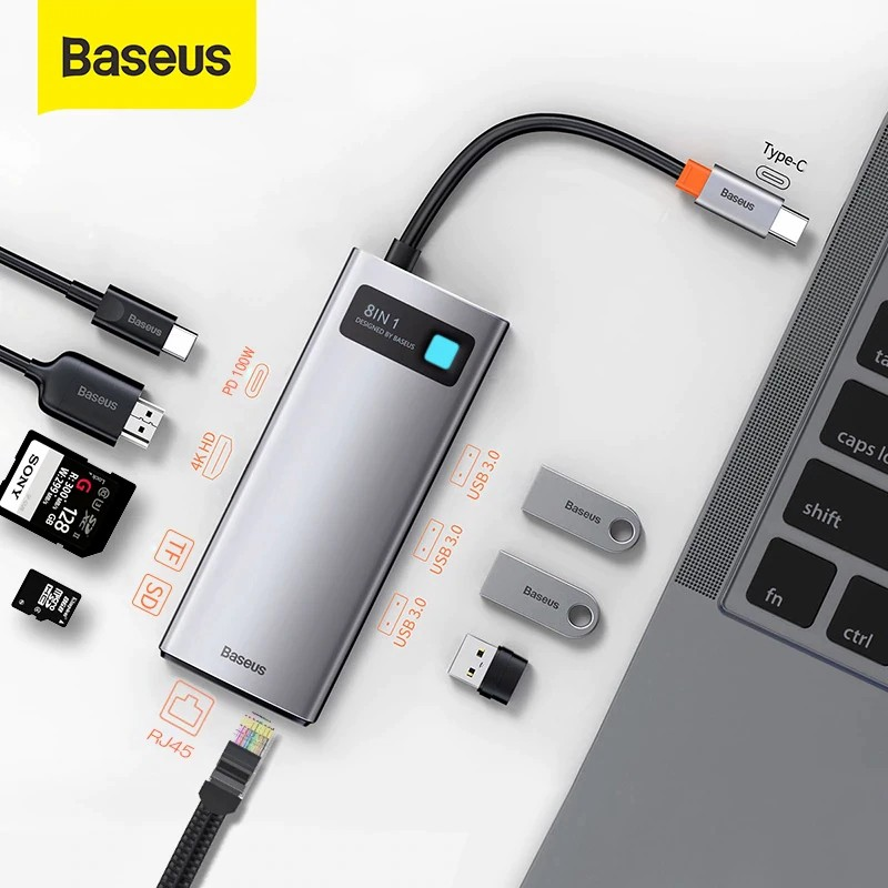 Baseus USB Type C Hub To HDMI 4K 3.0 PD Fast Charging