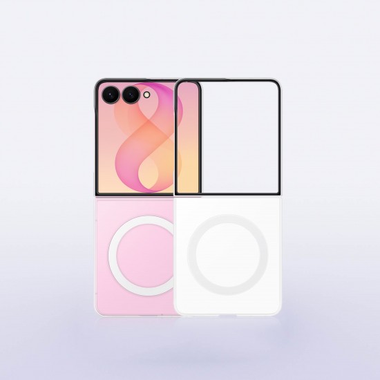 Samsung Z Flip8 Clear Magnet Case Samsung Z Flip8 Clear Magnet Case