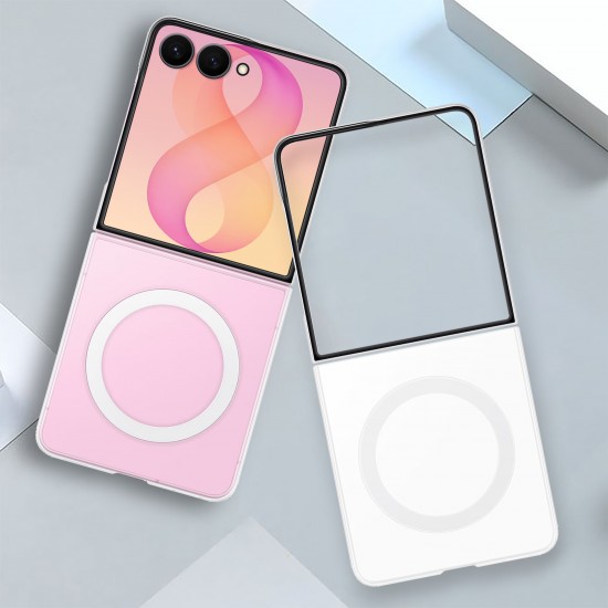 Samsung Z Flip8 Clear Magnet Case Samsung Z Flip8 Clear Magnet Case