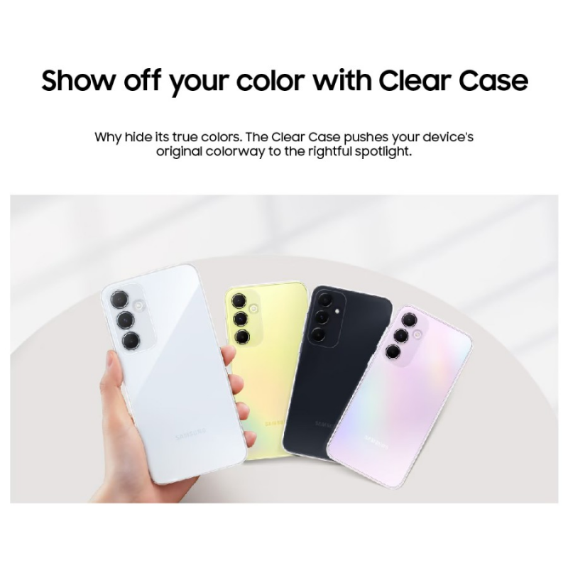 Samsung Galaxy A55 Clear Case Casing Cover