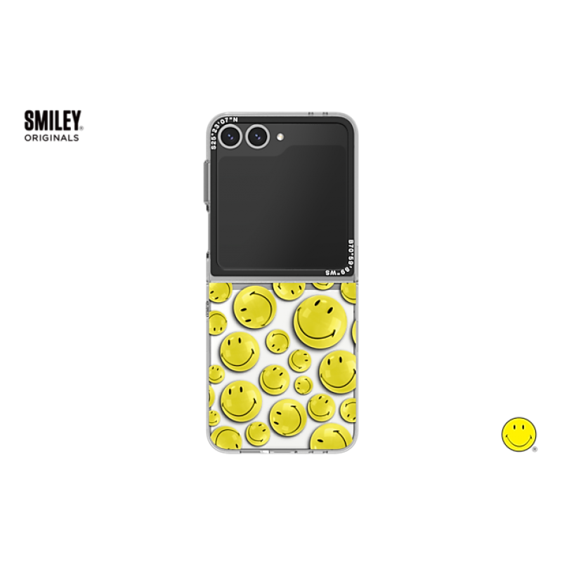 Smiley Yellow Slim Impression Case for Galaxy Z Flip6